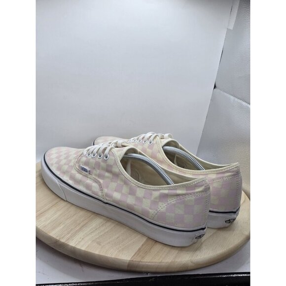 Vans Chalk Pink Checker board Mens Size 13  Sneakers skate shoes 721356 - Picture 7 of 9